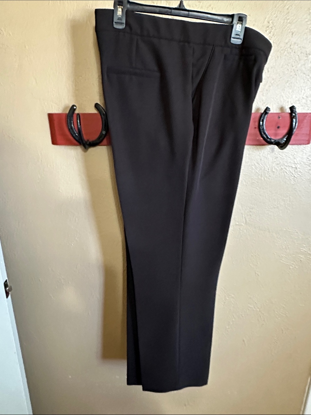 Investments Black Straight-Leg Dress Trousers